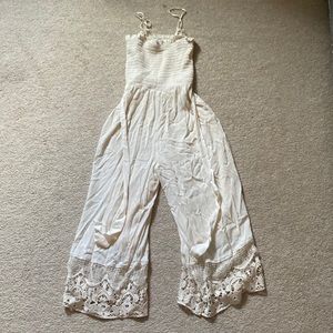 White womens romper
